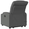 Stella Homewares Stand up Massage Recliner Chair Dark Grey Fabric