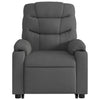 Stella Homewares Stand up Massage Recliner Chair Dark Grey Fabric