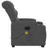 Stella Homewares Stand up Massage Recliner Chair Dark Grey Fabric