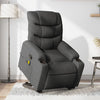 Stella Homewares Stand up Massage Recliner Chair Dark Grey Fabric
