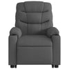 Stella Homewares Electric Stand up Massage Recliner Chair Dark Grey Fabric