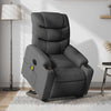 Stella Homewares Electric Stand up Massage Recliner Chair Dark Grey Fabric