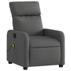 Stella Homewares Massage Recliner Chair Dark Grey Fabric