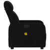 Stella Homewares Massage Recliner Chair Black Fabric