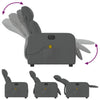 Stella Homewares Electric Massage Recliner Chair Dark Grey Fabric