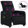 Stella Homewares Electric Massage Recliner Chair Black Faux Leather