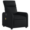 Stella Homewares Electric Massage Recliner Chair Black Faux Leather