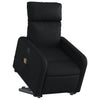 Stella Homewares Stand up Massage Recliner Chair Black Faux Leather