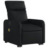 Stella Homewares Stand up Massage Recliner Chair Black Faux Leather