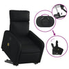Stella Homewares Stand up Massage Recliner Chair Black Faux Leather