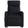 Stella Homewares Stand up Massage Recliner Chair Black Faux Leather