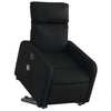 Stella Homewares Electric Stand up Massage Recliner Chair Black Faux Leather