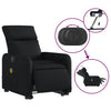 Stella Homewares Electric Stand up Massage Recliner Chair Black Faux Leather