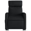 Stella Homewares Electric Stand up Massage Recliner Chair Black Faux Leather