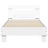 Stella Homewares Bed Frame without Mattress with Headboard White 90x190 cm