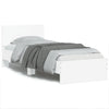 Stella Homewares Bed Frame without Mattress with Headboard White 90x190 cm