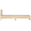 Stella Homewares Bed Frame without Mattress with Headboard Sonoma Oak 90x190 cm