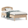 Stella Homewares Bed Frame without Mattress 90x190 cm Solid Wood Pine