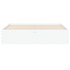 Stella Homewares Bed Frame with Drawers without Mattress White 150x200 cm
