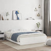 Stella Homewares Bed Frame with Drawers without Mattress White 150x200 cm