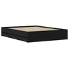 Stella Homewares Bed Frame with Drawers without Mattress Black 150x200 cm