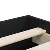Stella Homewares Bed Frame with Drawers without Mattress Black 150x200 cm