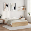 Stella Homewares Bed Frame with Drawers without Mattress Sonoma Oak 150x200 cm