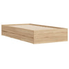 Stella Homewares Bed Frame with Drawers without Mattress Sonoma Oak 90x190 cm