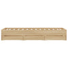 Stella Homewares Bed Frame with Drawers without Mattress Sonoma Oak 90x190 cm