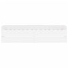 Stella Homewares Bed Frame with Drawers without Mattress White 90x190 cm