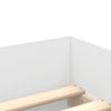 Stella Homewares Bed Frame with Drawers without Mattress White 90x190 cm