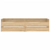Stella Homewares Bed Frame with Drawers without Mattress Sonoma Oak 90x190 cm