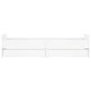 Stella Homewares Bed Frame with Drawers without Mattress White 90x190 cm
