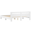 Stella Homewares Bed Frame without Mattress White 183x203 cm King