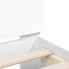 Stella Homewares Bed Frame without Mattress White 183x203 cm King
