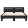 Stella Homewares Bed Frame without Mattress Black 150x200 cm