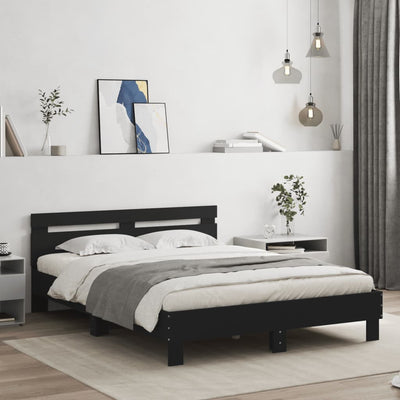 Stella Homewares Bed Frame without Mattress Black 150x200 cm