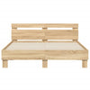Stella Homewares Bed Frame without Mattress Sonoma Oak 150x200 cm