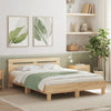 Stella Homewares Bed Frame without Mattress Sonoma Oak 150x200 cm