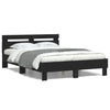 Stella Homewares Bed Frame without Mattress Black 135x190 cm