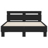 Stella Homewares Bed Frame without Mattress Black 135x190 cm