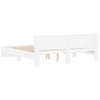 Stella Homewares Bed Frame without Mattress White 183x203 cm King