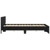 Stella Homewares Bed Frame without Mattress Black 150x200 cm