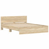 Stella Homewares Bed Frame without Mattress Sonoma Oak 150x200 cm