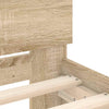 Stella Homewares Bed Frame without Mattress Sonoma Oak 135x190 cm