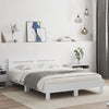 Stella Homewares Bed Frame with LED without Mattress White 150x200 cm