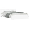 Stella Homewares Bed Frame with LED without Mattress White 150x200 cm