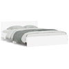 Stella Homewares Bed Frame with LED without Mattress White 150x200 cm