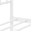 Stella Homewares Metal Bed Frame without Mattress with Headboard White 150x200 cm