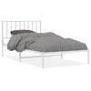 Stella Homewares Metal Bed Frame without Mattress with Headboard White 107x203 cm King Single